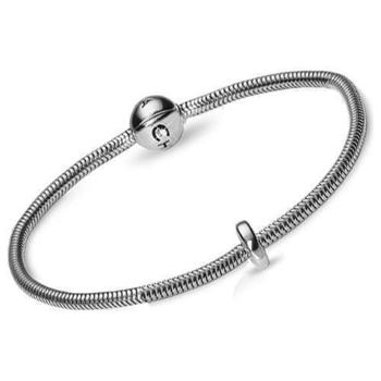 Silver bracelet with silver stopper from Christina Jewelry & Watches - for charms, 20 cm